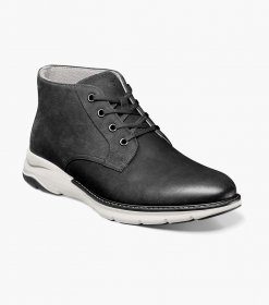 Florsheim Men's Frenzi Plain Toe Chukka Boot - Black Nubuck Florsheim Men's Frenzi Plain Toe Chukka Boot - Black Nubuck