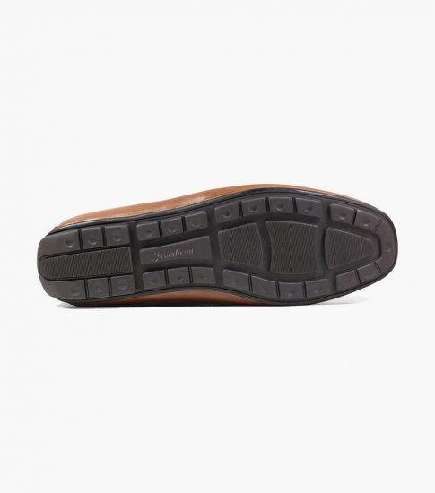 Florsheim Men's Dubino Moc Toe Bit Loafer - Cognac - Click Image to Close