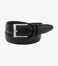 Florsheim Martin Pebble Grain Leather Belt - Black Florsheim Martin Pebble Grain Leather Belt - Black