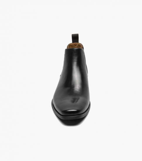 Florsheim Men's Jackson Plain Toe Gore Boot - Black - Click Image to Close
