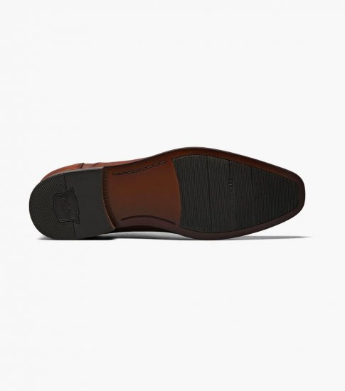 Florsheim Men's Postino Cap Toe Balmoral Oxford - Cognac - Click Image to Close