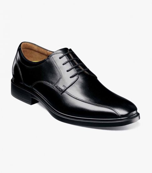 Florsheim Men's Forecast Waterproof Bike Toe Oxford - Black - Click Image to Close