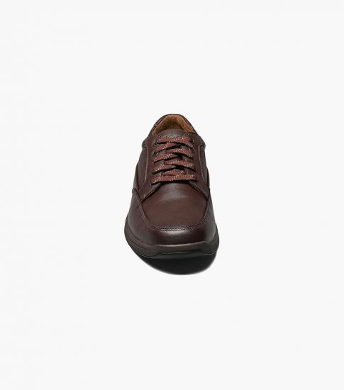 Florsheim Men's Great Lakes Moc Toe Walk - Brown Tumbled - Click Image to Close