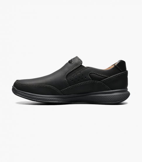 Florsheim Great Lakes Jr. Boys Sport Slip On - Black CH - Click Image to Close