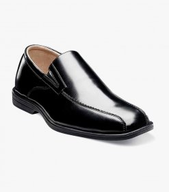 Florsheim Reveal Jr. Boys Bike Toe Slip On - Black Florsheim Reveal Jr. Boys Bike Toe Slip On - Black