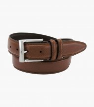 Florsheim Martin Pebble Grain Leather Belt - Cognac Florsheim Martin Pebble Grain Leather Belt - Cognac