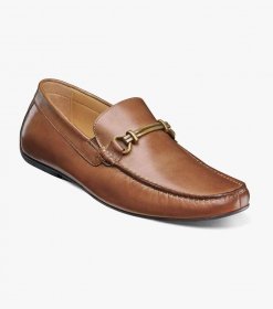 Florsheim Men's Dubino Moc Toe Bit Loafer - Cognac Florsheim Men's Dubino Moc Toe Bit Loafer - Cognac