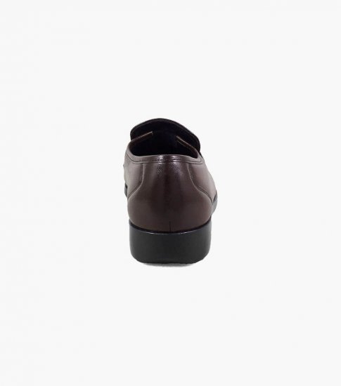 Florsheim Men's Rovito Moc Toe Bit Loafer - Burgundy - Click Image to Close
