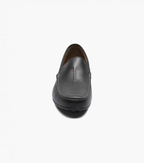 Florsheim Men's Throttle Moc Toe Venetian Loafer - Black - Click Image to Close