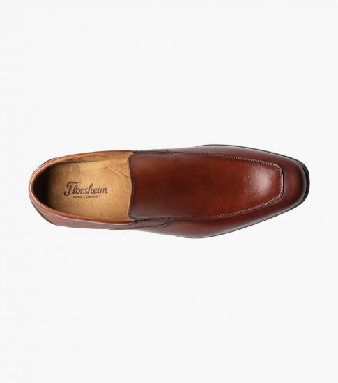 Florsheim Men's Jackson Moc Toe Slip On - Cognac - Click Image to Close