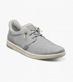 Florsheim Men's Crossover Canvas Plain Toe Slip On - Light Gray Florsheim Men's Crossover Canvas Plain Toe Slip On - Light Gray