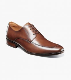 Florsheim Men's Postino Moc Toe Oxford - Cognac Florsheim Men's Postino Moc Toe Oxford - Cognac