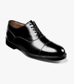 Florsheim Men's Dailey Cap Toe Oxford - Black Florsheim Men's Dailey Cap Toe Oxford - Black