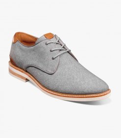 Florsheim Men's Highland Canvas Plain Toe Oxford - Gray Florsheim Men's Highland Canvas Plain Toe Oxford - Gray