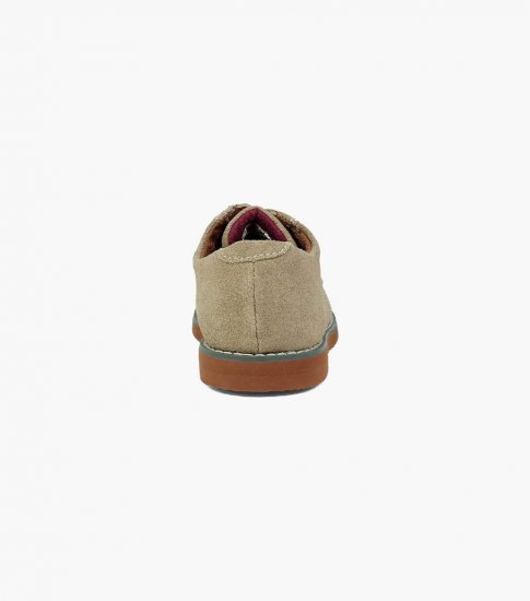 Florsheim Kearny Jr. Boys Plain Toe Oxford - Sand - Click Image to Close