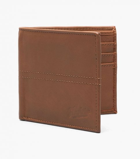 Florsheim Lewis Bi-Fold Wallet - Cognac - Click Image to Close