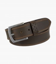 Florsheim Jarvis Genuine Leather Belt - Brown CH Florsheim Jarvis Genuine Leather Belt - Brown CH