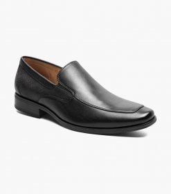 Florsheim Men's Jackson Moc Toe Slip On - Black