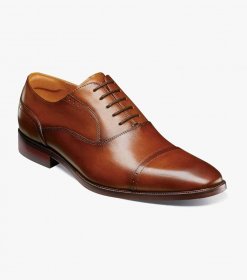 Florsheim Men's Sorrento Cap Toe Oxford - Cognac Florsheim Men's Sorrento Cap Toe Oxford - Cognac
