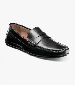 Florsheim Men's Throttle Moc Toe Penny Loafer - Black Florsheim Men's Throttle Moc Toe Penny Loafer - Black