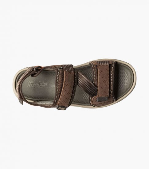 Florsheim Men's Tread Lite River Sandal - Brown CH - Click Image to Close
