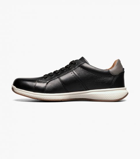 Florsheim Great Lakes Jr. Boys Lace To Toe Oxford - Black - Click Image to Close