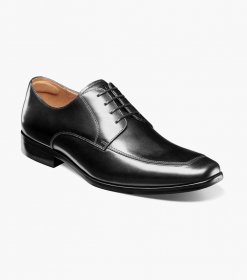 Florsheim Men's Postino Moc Toe Oxford - Black Smooth Florsheim Men's Postino Moc Toe Oxford - Black Smooth