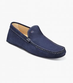 Florsheim Men's Navono Moc Toe Venetian Slip On - Indigo Florsheim Men's Navono Moc Toe Venetian Slip On - Indigo
