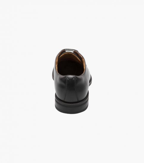 Florsheim Men's Santucci Cap Toe Oxford - Black - Click Image to Close
