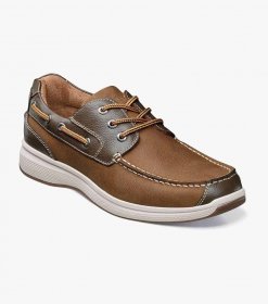 Florsheim Men's Great Lakes Moc Toe Oxford - Stone Florsheim Men's Great Lakes Moc Toe Oxford - Stone