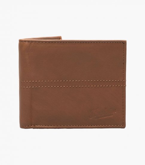 Florsheim Lewis Bi-Fold Wallet - Cognac - Click Image to Close