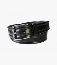 Florsheim Quinn Genuine Leather Belt - Black Florsheim Quinn Genuine Leather Belt - Black