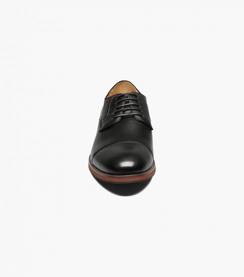 Florsheim Men's Blaze Cap Toe Oxford - Black - Click Image to Close