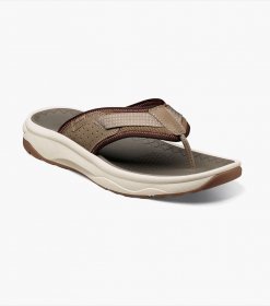 Florsheim Men's Tread Lite Thong Sandal - Taupe Florsheim Men's Tread Lite Thong Sandal - Taupe