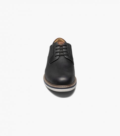 Florsheim Men's Norwalk Plain Toe Oxford - Black CH - Click Image to Close