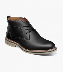 Florsheim Men's Norwalk Plain Toe Chukka Boot - Black CH Florsheim Men's Norwalk Plain Toe Chukka Boot - Black CH