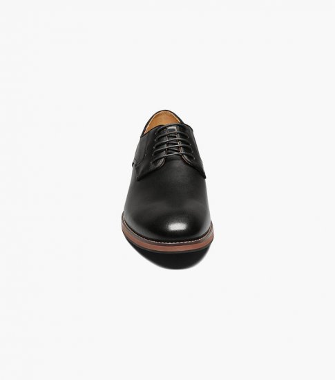Florsheim Men's Blaze Plain Toe Oxford - Black - Click Image to Close