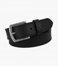 Florsheim Jarvis Genuine Leather Belt - Black CH Florsheim Jarvis Genuine Leather Belt - Black CH