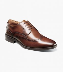Florsheim Men's Santucci Wingtip Oxford - Cognac Florsheim Men's Santucci Wingtip Oxford - Cognac