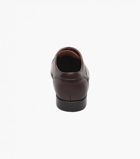 Florsheim Men's Postino Cap Toe Balmoral Oxford - Wine - Click Image to Close