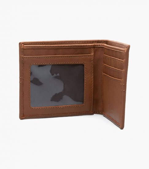 Florsheim Lewis Bi-Fold Wallet - Cognac - Click Image to Close