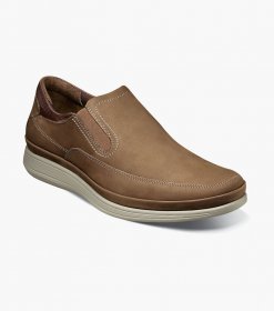 Florsheim Men's Motion Moc Toe Slip On - Mushroom Florsheim Men's Motion Moc Toe Slip On - Mushroom