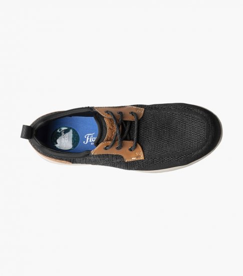 Florsheim Men's Conway Composite Toe Plain Toe Sneaker - Black and Brown - Click Image to Close